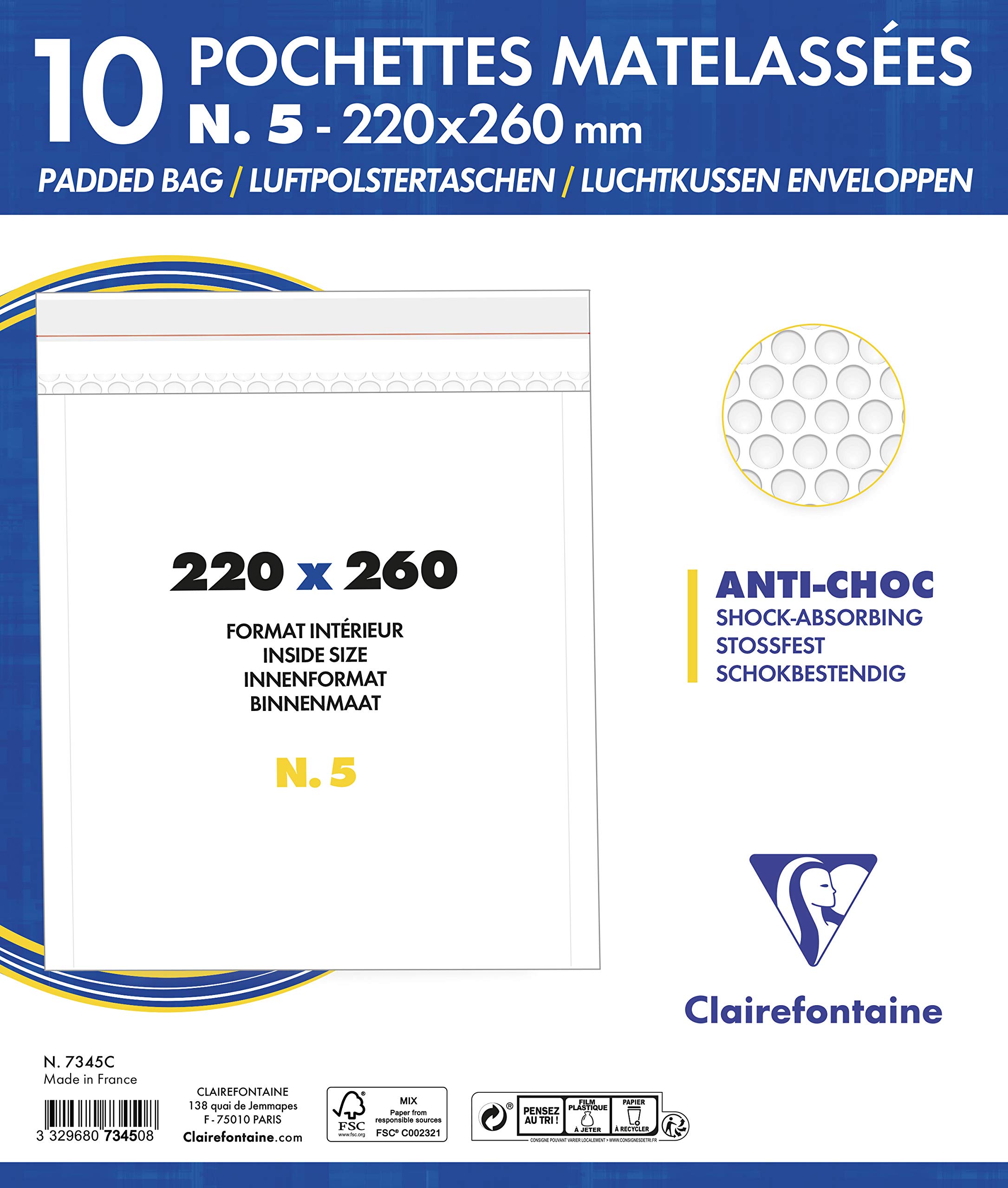 clairefontaine-luftpolster-versandtaschen-300x440-mm-wei-10-st-ck image 7