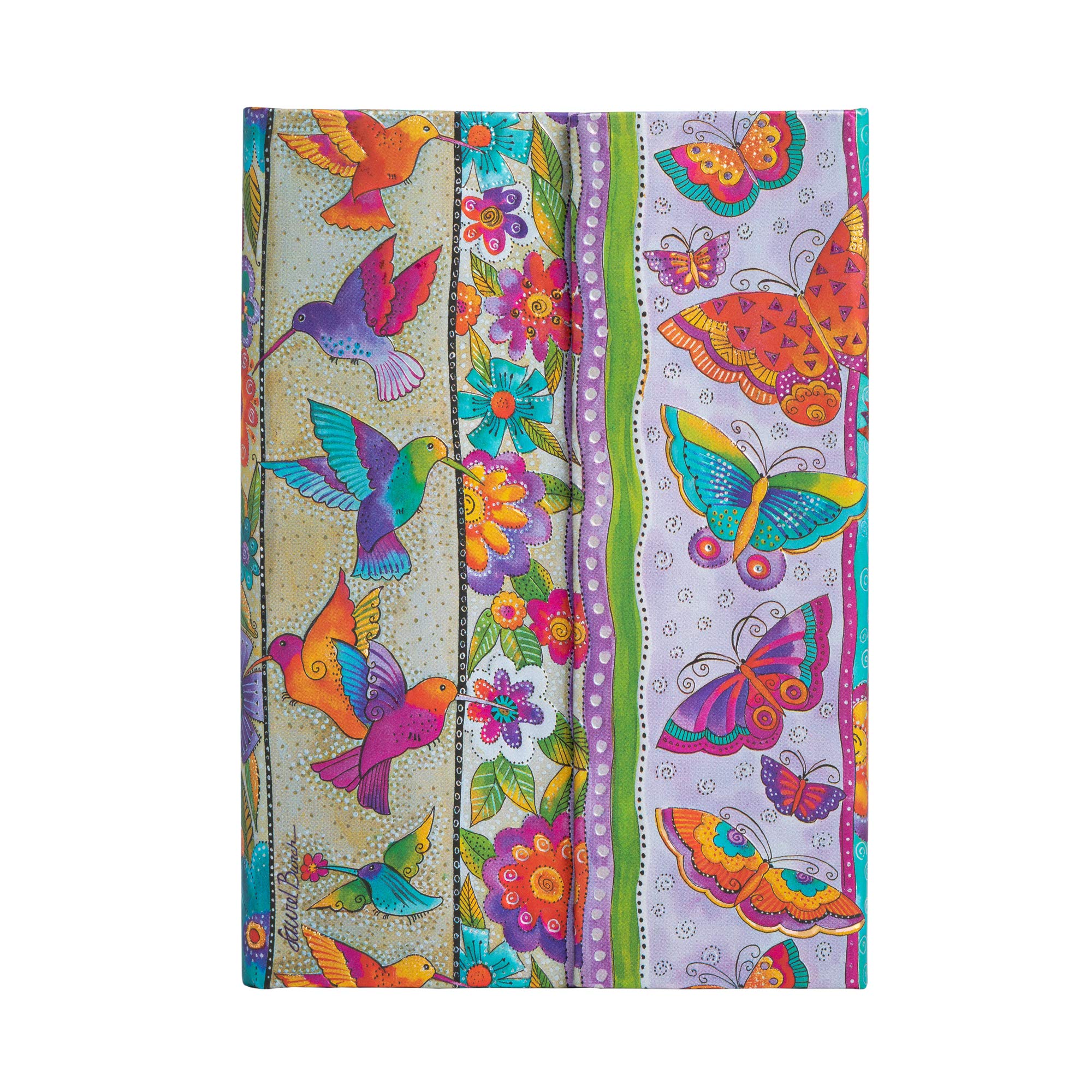 paperblanks-hummingbirds-flutterbyes-mini-journal-liniert-hardcover-playful-crea image 4