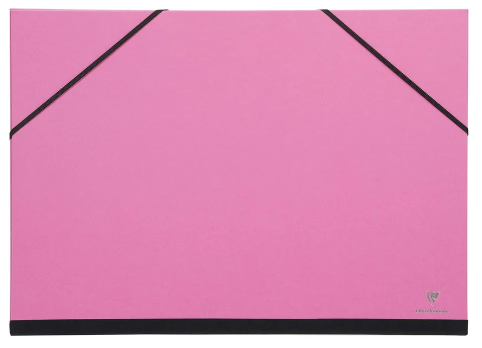 clairefontaine-maya-zeichenmappe-28-x-38-cm-fuchsia-mit-gummizug image 1
