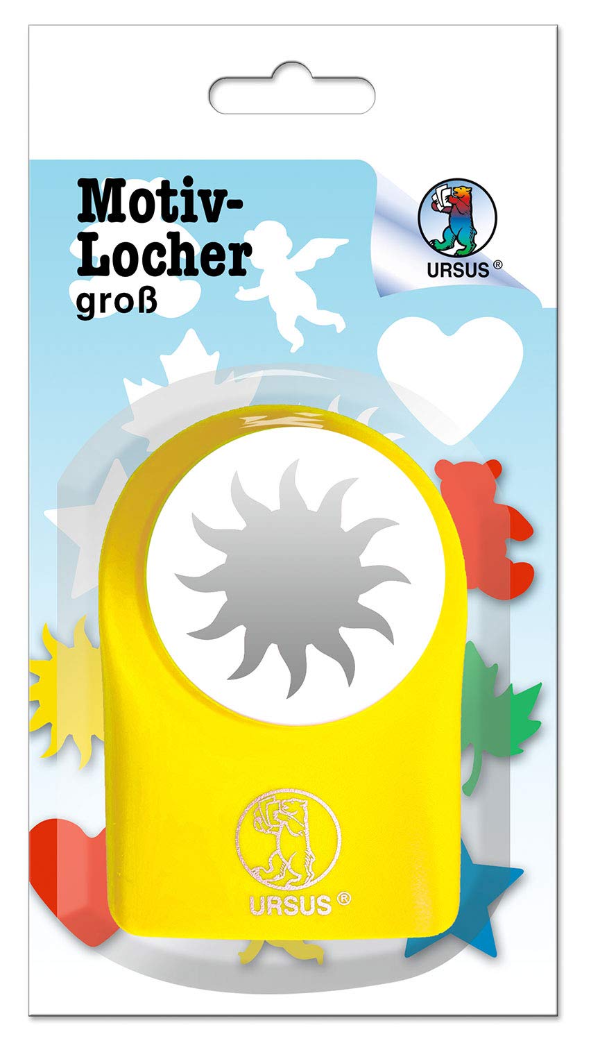 ursus-19540005-motivlocher-gro-sonne-35x35-mm-druckknopf-stanze-f-r-160-220-g-qm image 1