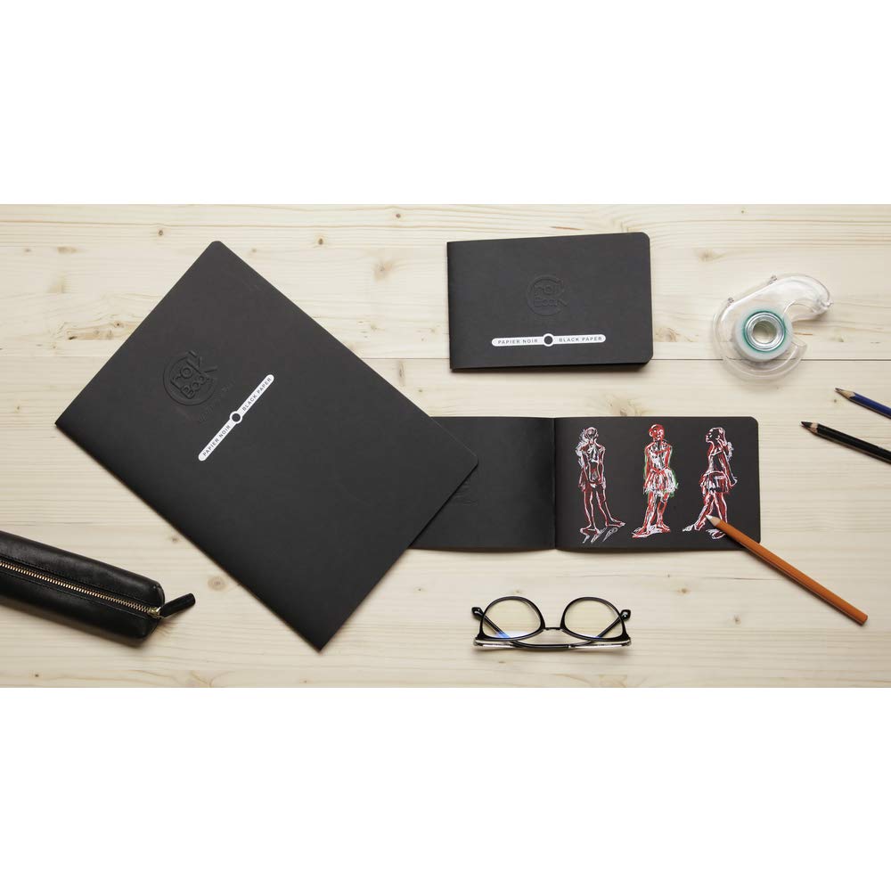 clairefontaine-crok-book-skizzenheft-60315c-17-x-22-cm-120g-schwarzes-papier-20- image 2