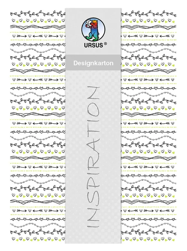 ursus-62444603f-designkarton-hochzeit-bastelkarton-wei-din-a4-200-g-qm-25-blatt- image 1