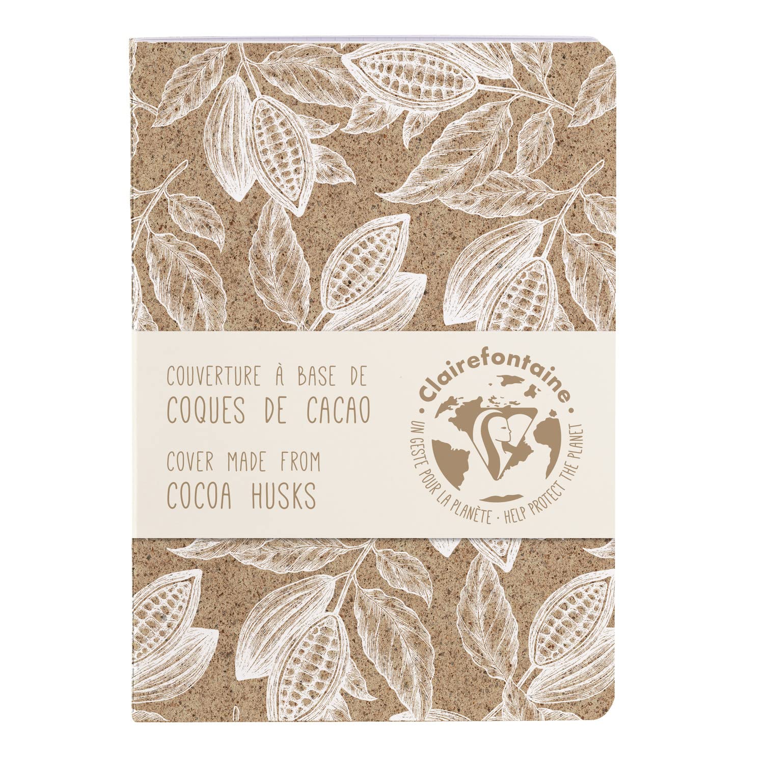clairefontaine-cocoa-notizheft-a6-10-5-x-14-8-cm-48-blatt-liniert-fadenbindung image 5