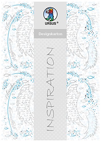 ursus-designkarton-religion-blau-wei-din-a4-5-blatt-200-g-qm-folienveredelt image 6