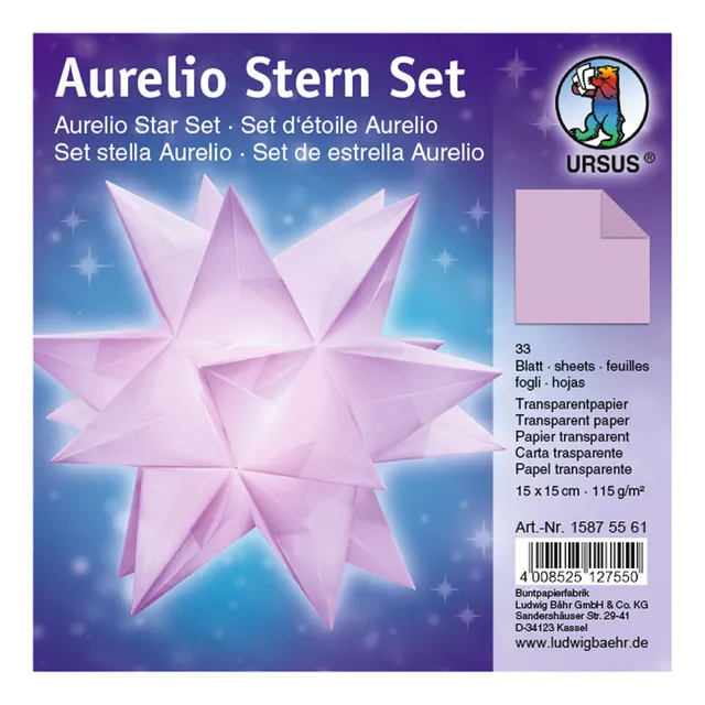 ursus-aurelio-stern-faltbl-tter-15875561-transparentpapier-15x15-cm-115g-lila-un image 1
