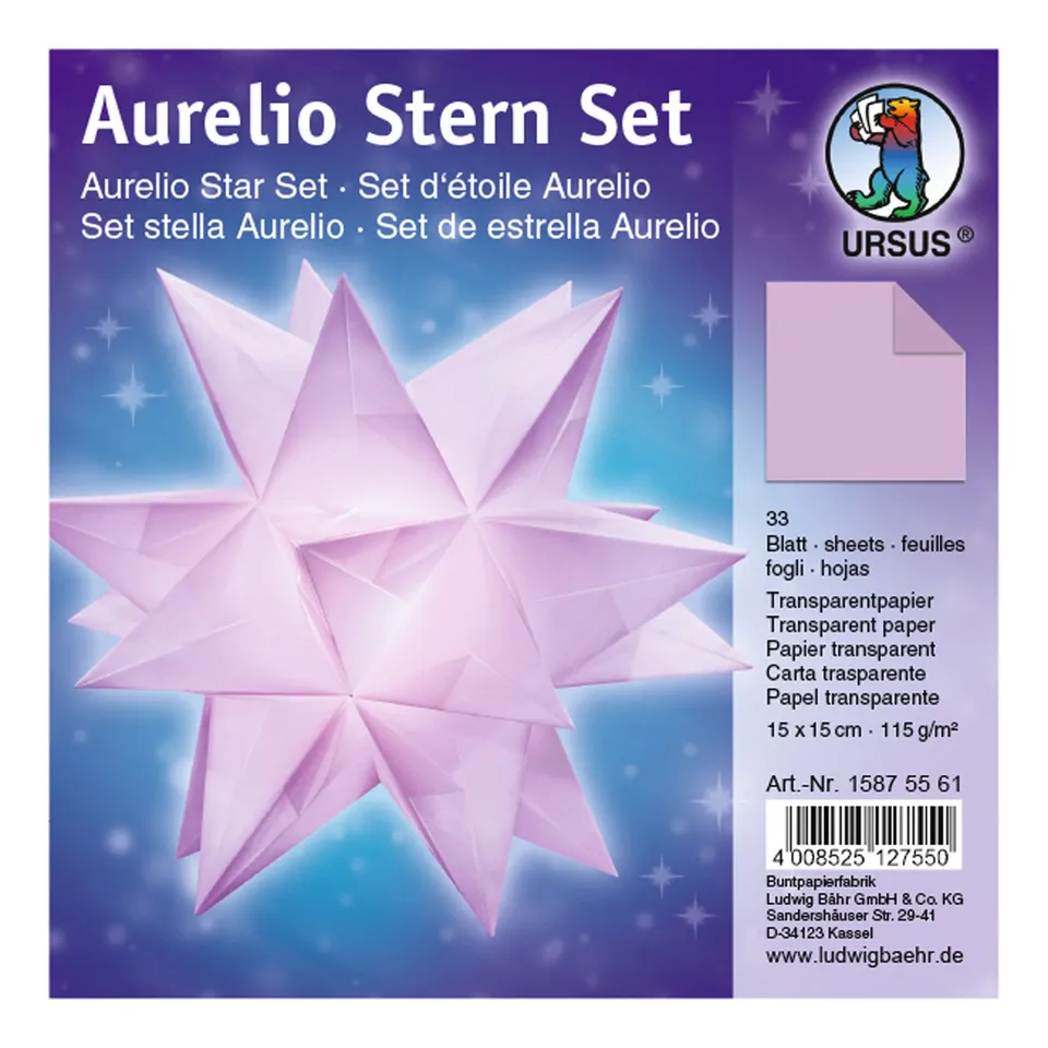 ursus-aurelio-stern-faltbl-tter-15875561-transparentpapier-15x15-cm-115g-lila-un image 1