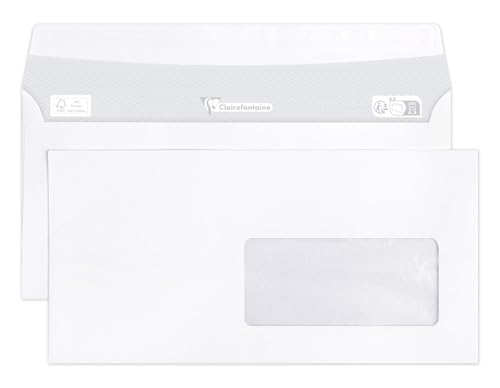 clairefontaine-109355c-umschl-ge-dl-110x220-mm-selbstklebend-90g-mit-fenster-kar image 5