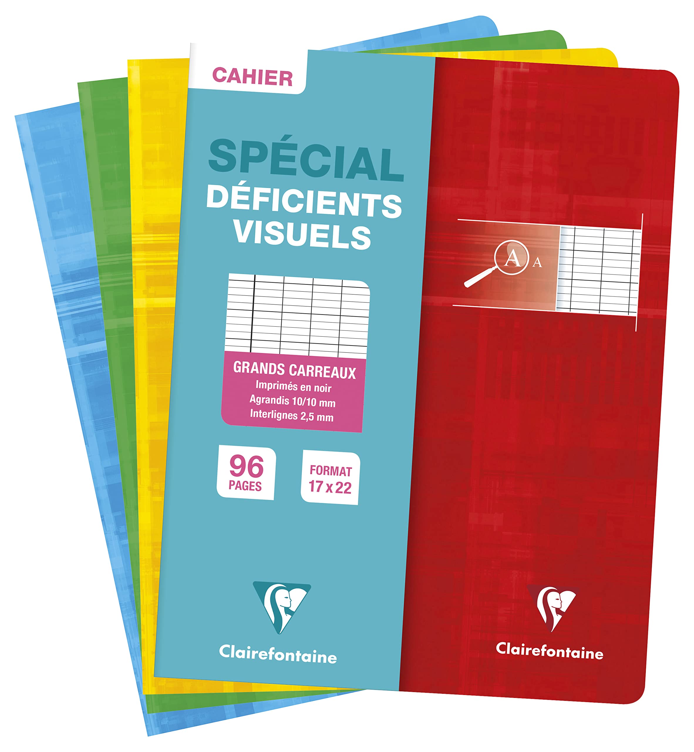 clairefontaine-63396c-heft-a4-48-blatt-seyes-2-5mm-10-10-90g-sortiert image 8