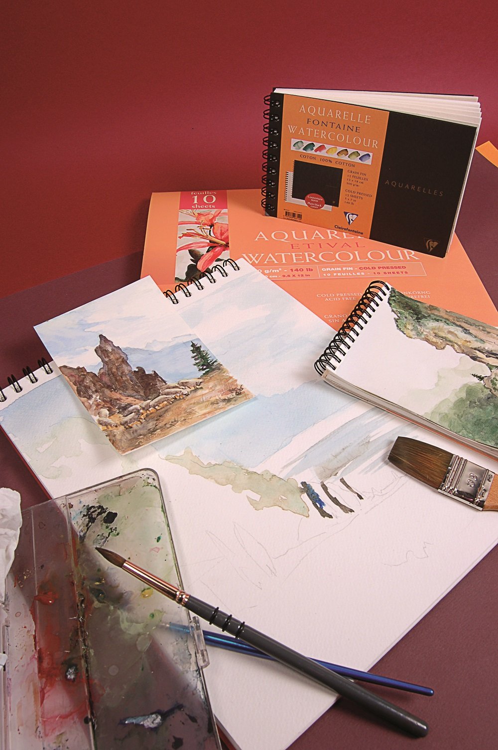 clairefontaine-etival-96560c-aquarellblock-18x24-cm-300g-torchon-10-blatt-wei image 3