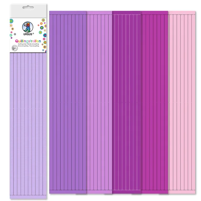 ursus-57520004-quillingstreifen-180-st-ck-10-mm-violett-t-ne image 1