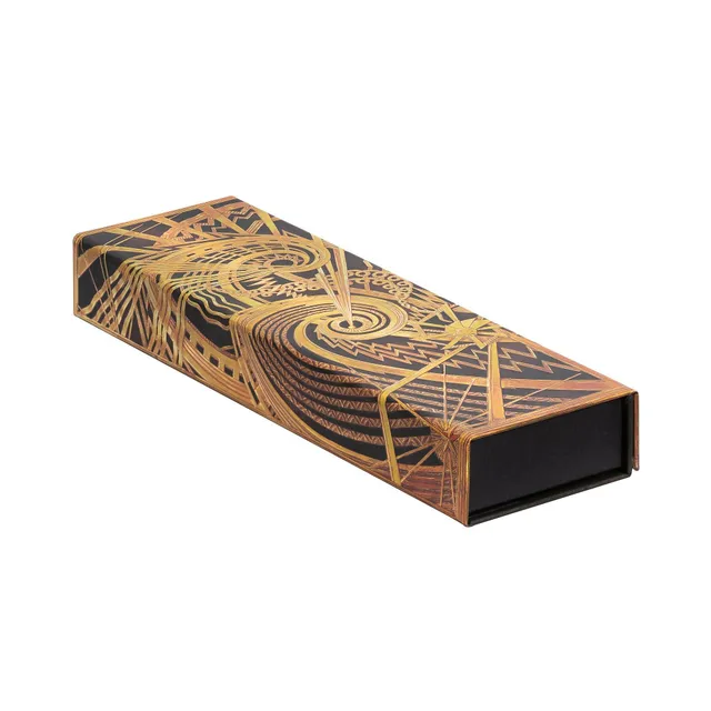 paperblanks-the-chanin-spiral-new-york-deco-stifterolle-mit-wickelverschluss image 1