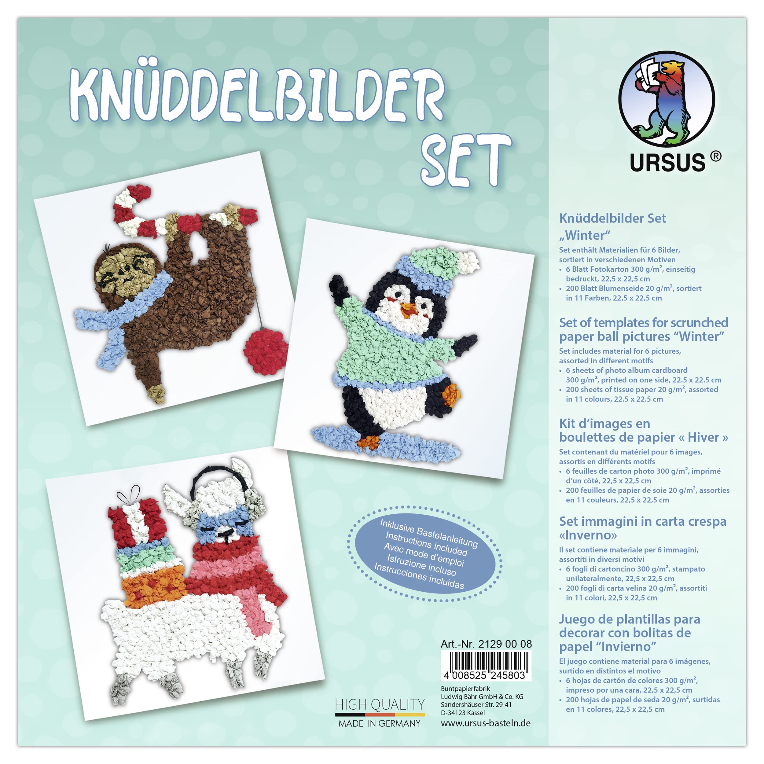 ursus-kn-ddelbilder-set-fr-hling-22-5x22-5cm-6-motive image 8