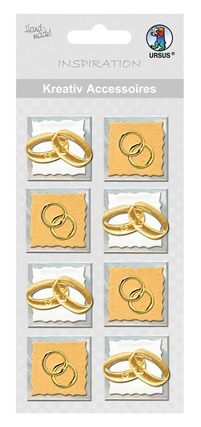 ursus-56400022-kreativ-accessoires-trauringe-gold-selbstklebende-hochzeits-stick image 1