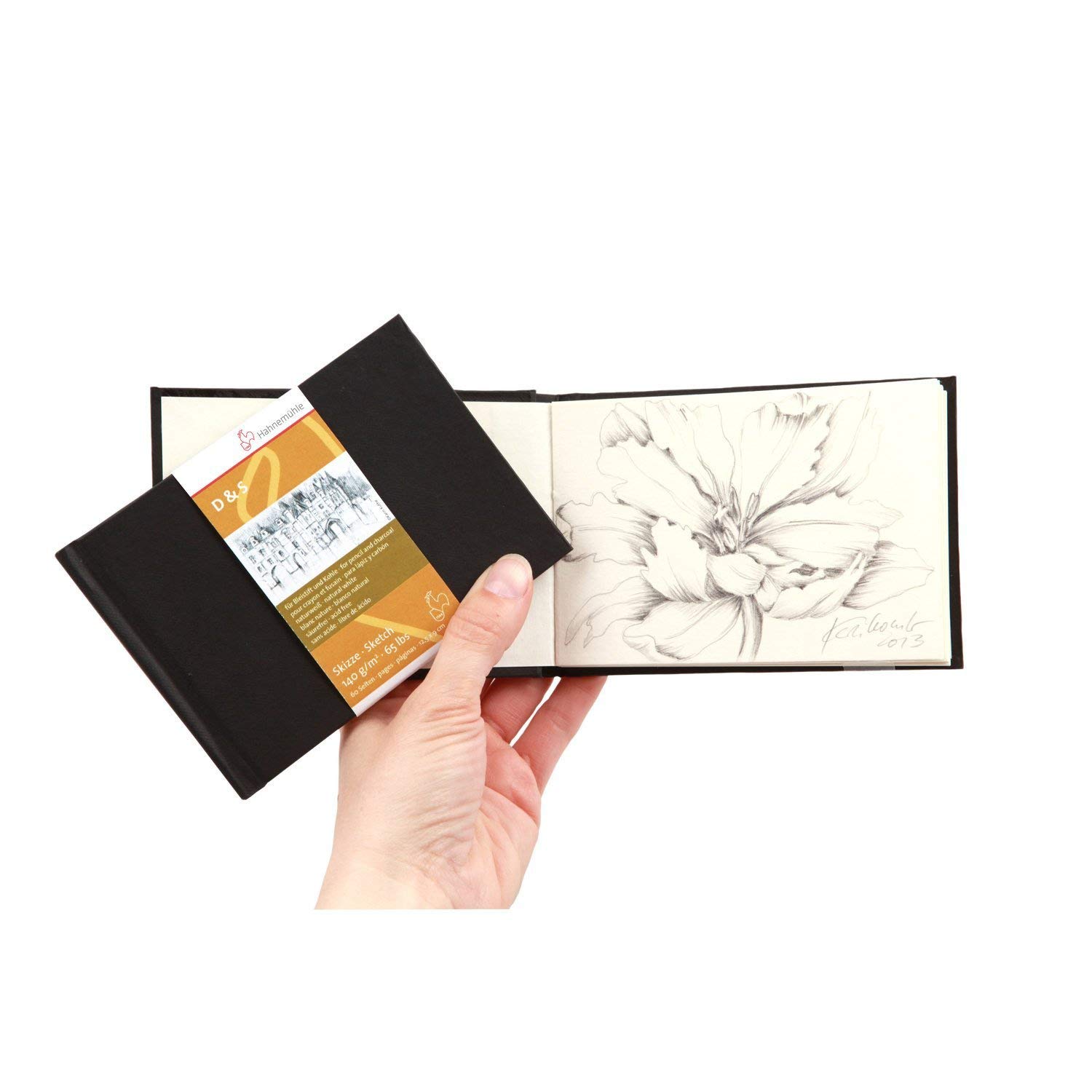 hahnem-hle-skizzenbuch-deko-schwarz-din-a5-140-g-m-62-blatt image 4