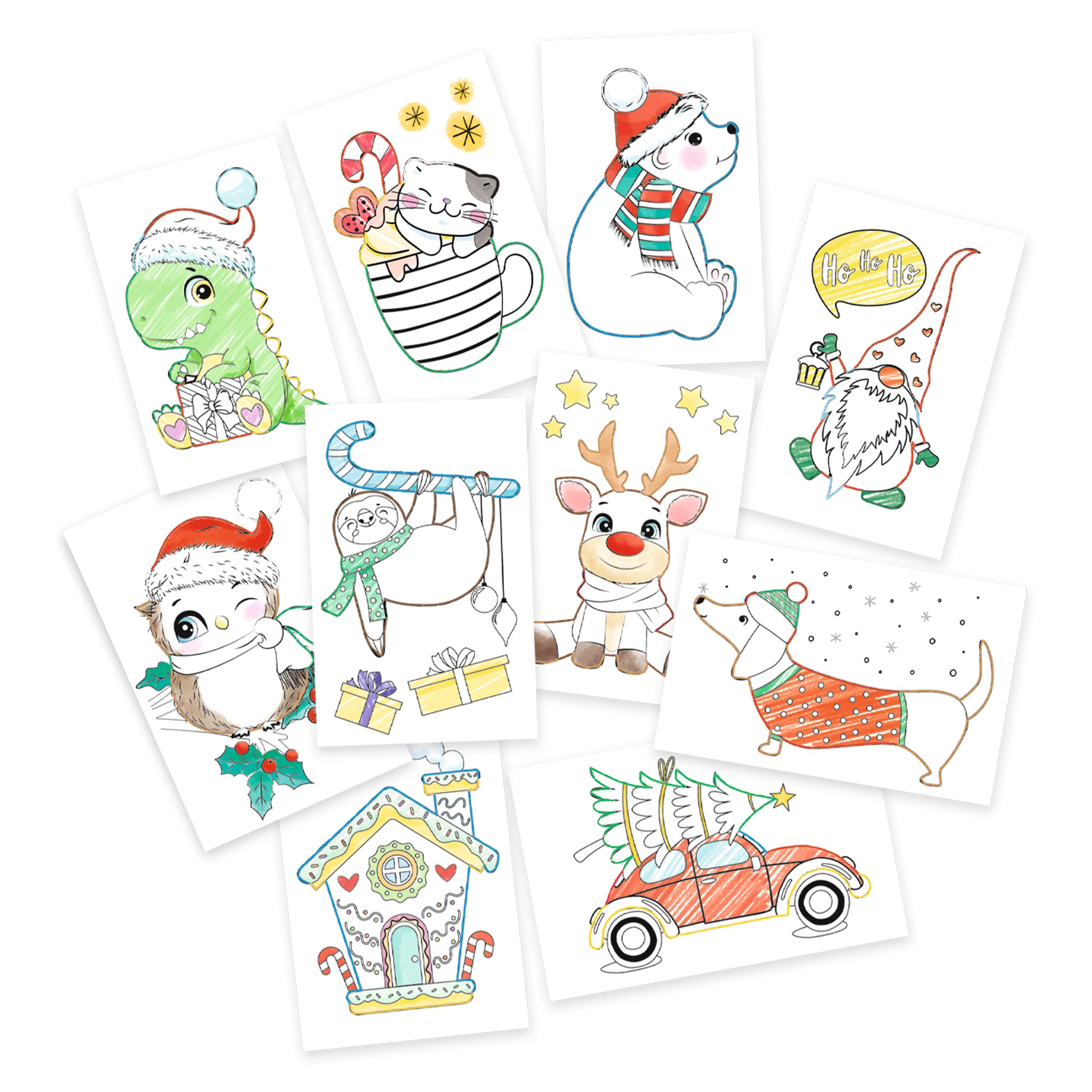 ursus-ausn-hkarten-winter-f-r-kinder-10-karten-11-x-17-cm-250-g-m image 2
