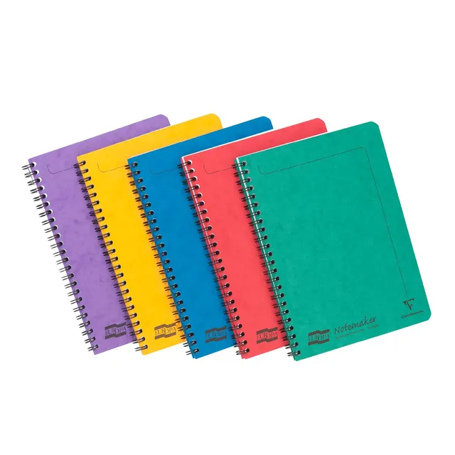 clairefontaine-europa-spiralbl-cke-a5-liniert-10-x-60-blatt-sortiert image 1