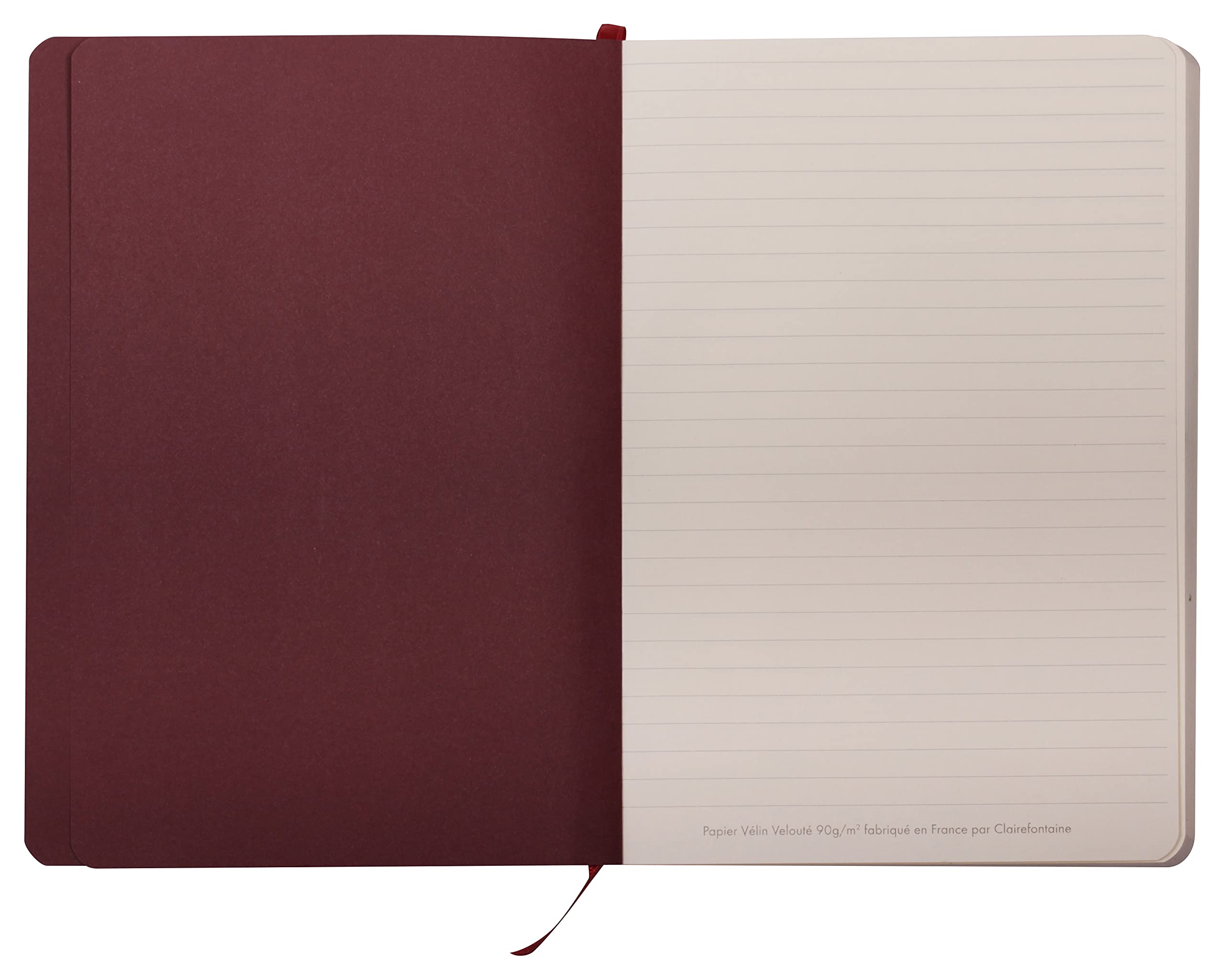 clairefontaine-400121c-notizbuch-softcover-din-a5-liniert-72-blatt-rot image 4