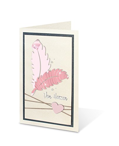 ursus-56480003f-deko-papierfedern-rosa-24-st-ck-mit-folienveredelung image 7