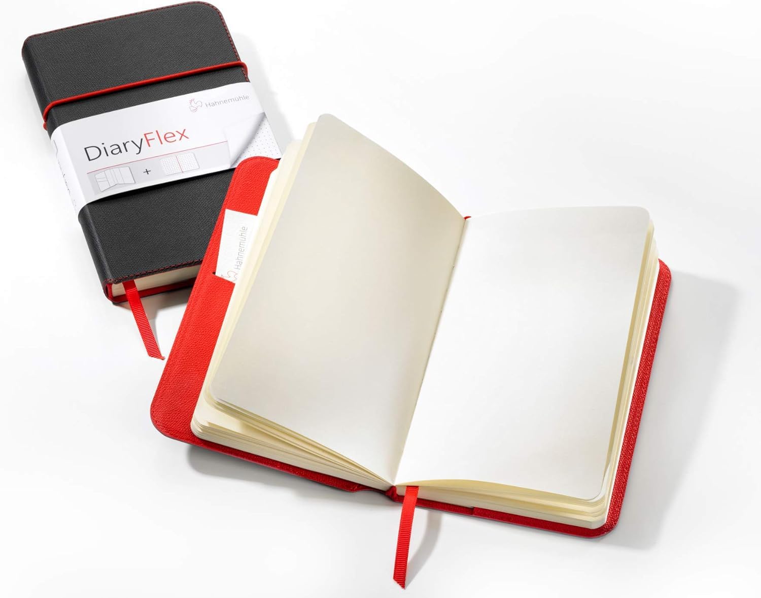 hahnem-hle-diary-flex-notizbuch-dotted-11-5x19cm-nachf-llbar image 2