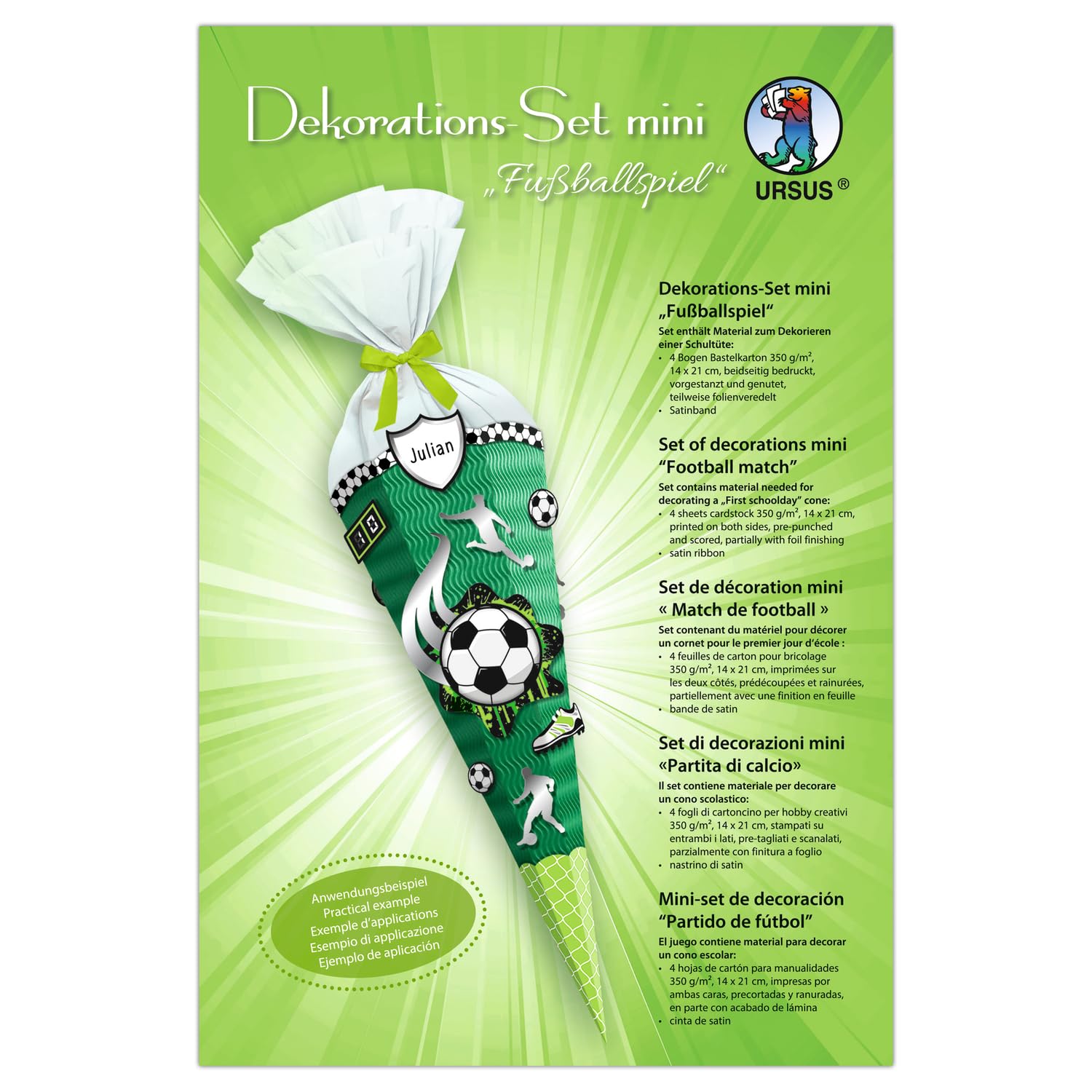 ursus-dekorationsset-mini-baby-pegasus-f-r-schult-te-41-x-15-cm image 7