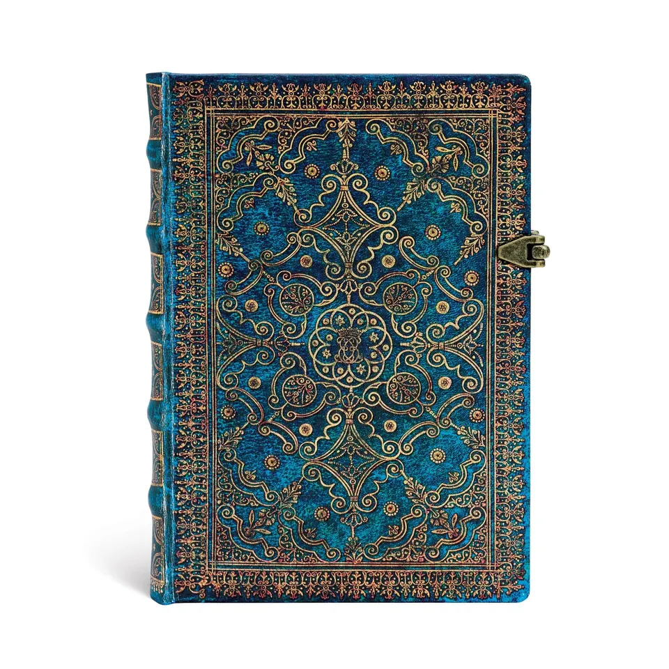 paperblanks-equinoxe-azurblau-notizbuch-midi-liniert-130-x-180-mm image 1