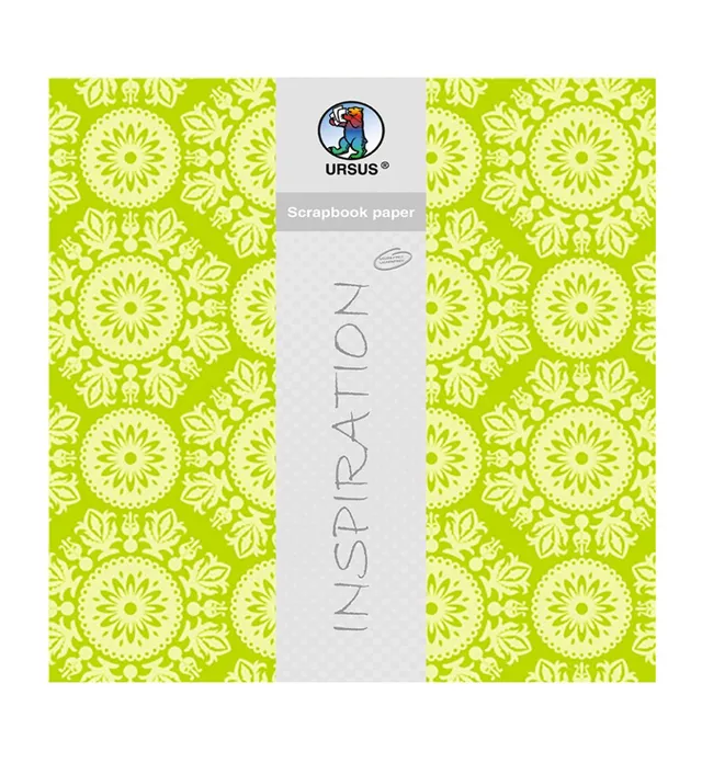 ursus-lotta-2-scrapbook-paper-motiv-123-30-5-x-30-5-cm-190-g-qm-5-blatt image 1
