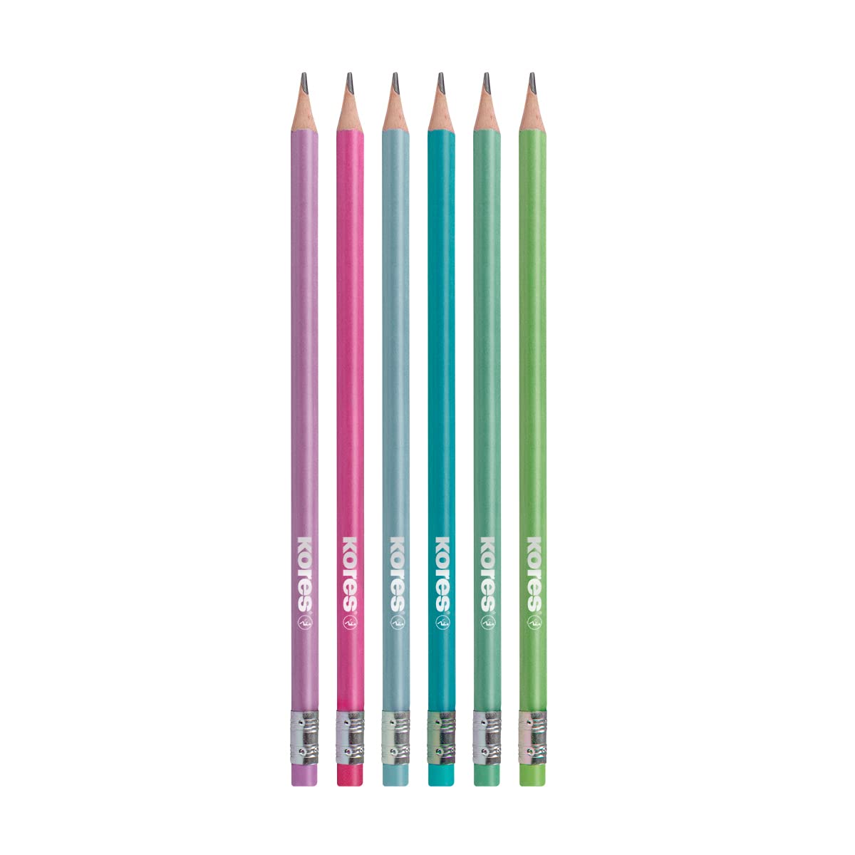 kores-grafitos-style-graphitstifte-hb-vorgespitzt-6er-pack image 2