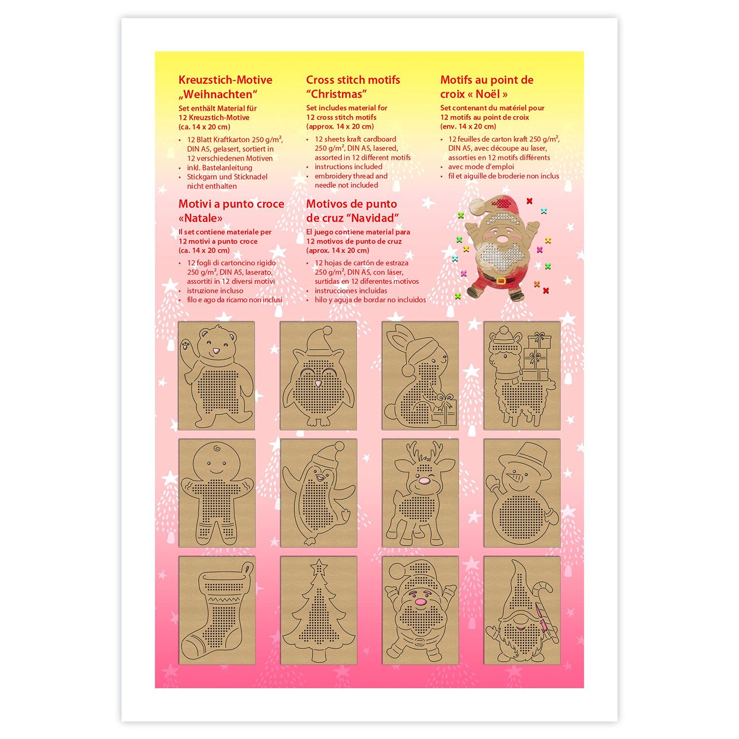 ursus-kreuzstich-motive-weihnachten-21530099-stickbilder-aus-kraftkarton-14-x-20 image 2