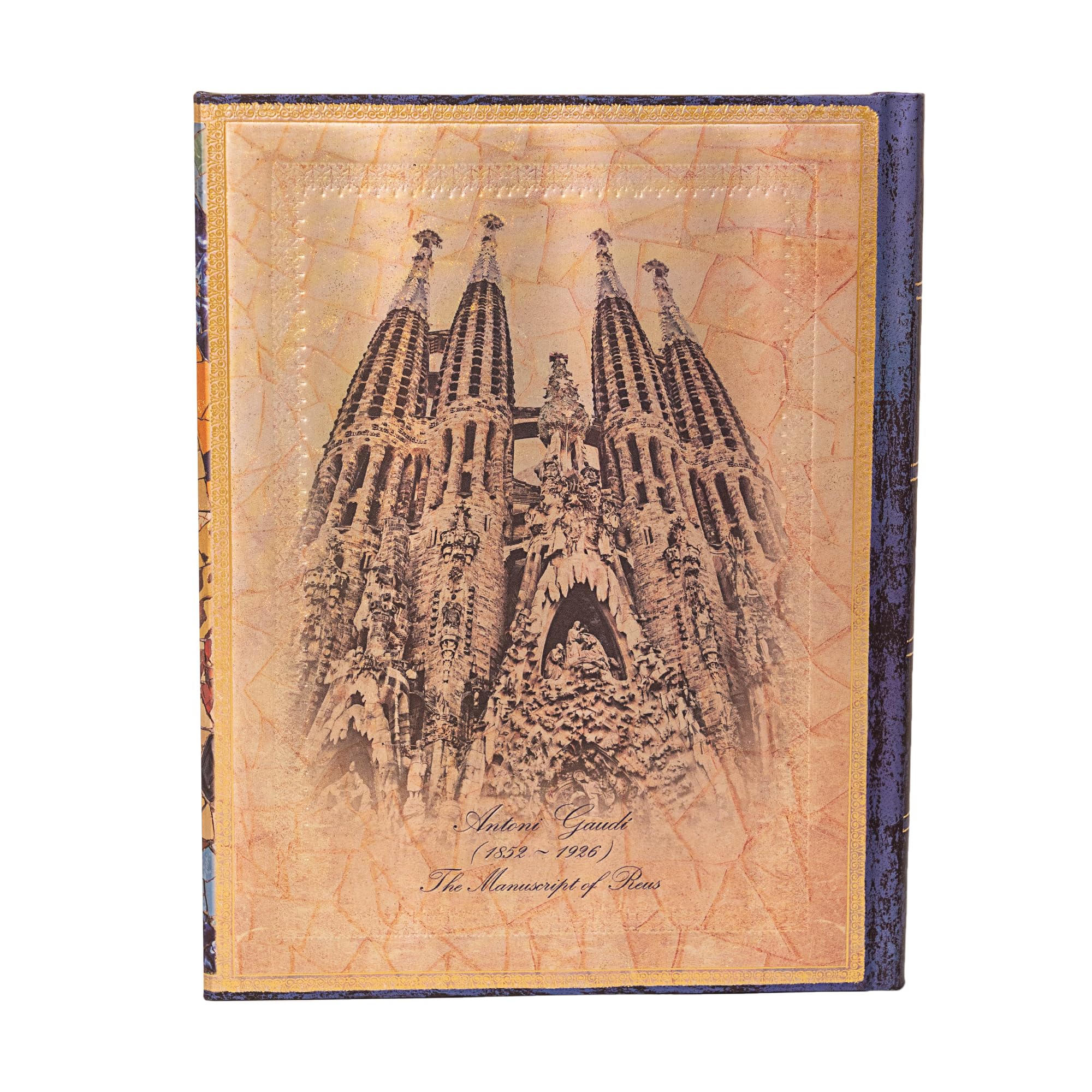 paperblanks-gaudi-manuskript-von-reus-ultra-notizbuch-unliniert-hardcover-embell image 2