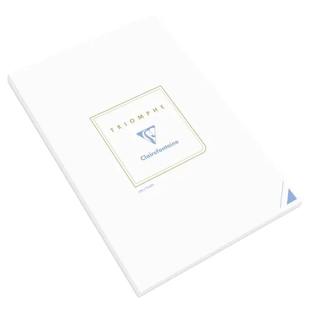 clairefontaine-triomphe-6170c-korrespondenzblock-a4-50-blatt-blanko-90g-wei image 1