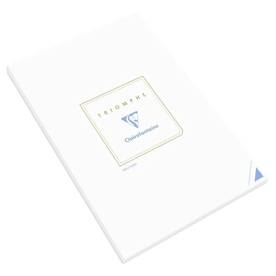 clairefontaine-triomphe-6170c-korrespondenzblock-a4-50-blatt-blanko-90g-wei image 1