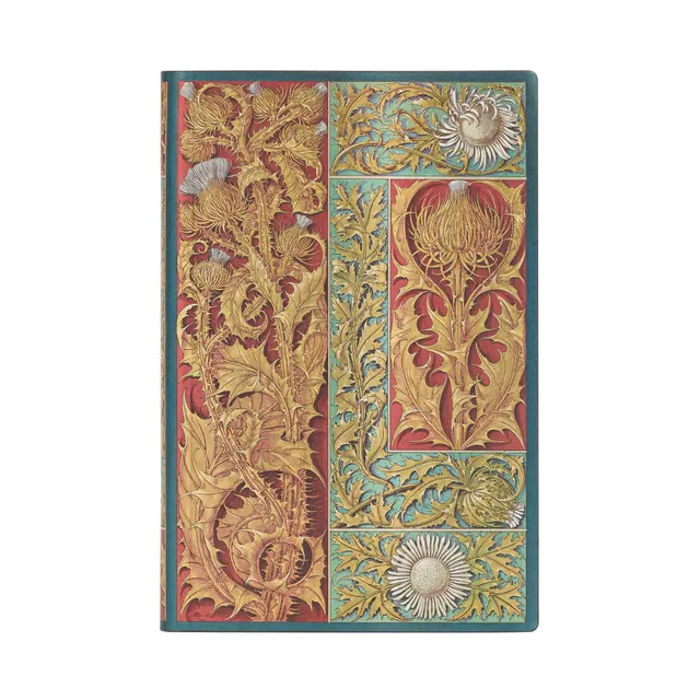 paperblanks-wild-thistle-vox-botanica-mini-journal-liniert-softcover-flexi image 1