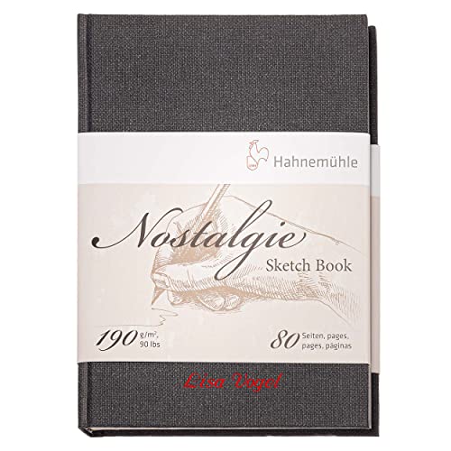 hahnem-hle-skizzenbuch-nostalgie-personalisiert-anthrazit-a5-hoch-190-g-m-40-bla image 7