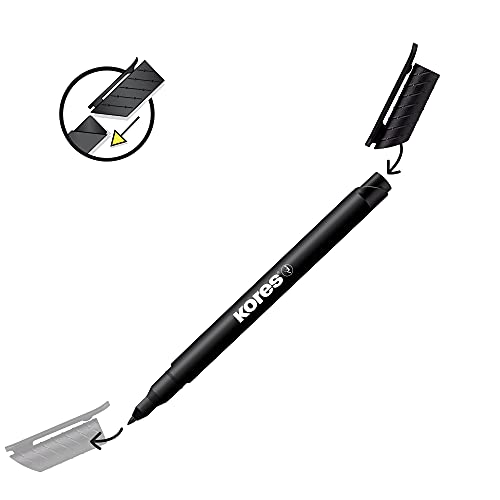 kores-k-marker-p1-permanent-marker-rot-faserspitze-fein-12-st-ck image 8