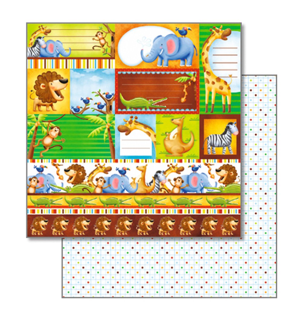 ursus-premium-glitter-scrapbook-paper-703000190-zoo-designkarton-30-5-x-30-5-cm- image 2