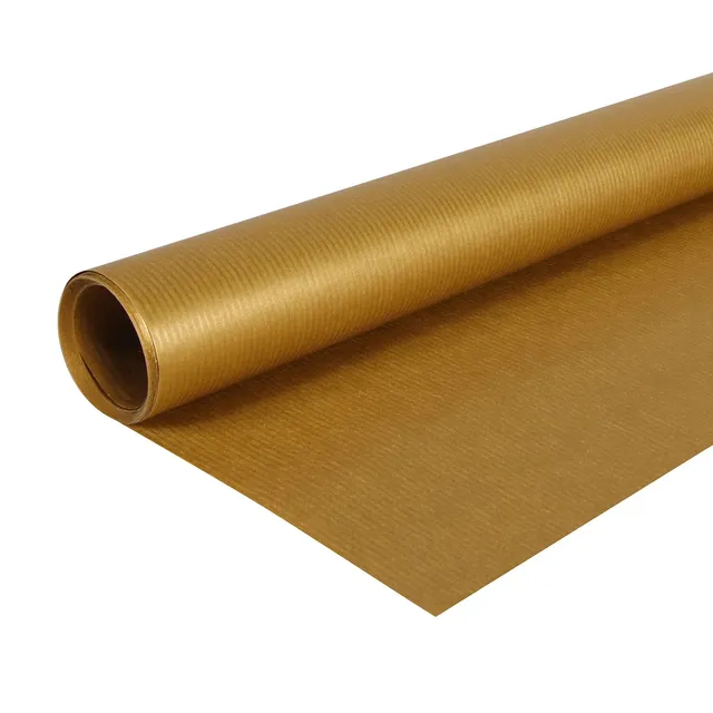 clairefontaine-kraftpapier-rolle-gerillt-gold-3x0-70m-65g image 1