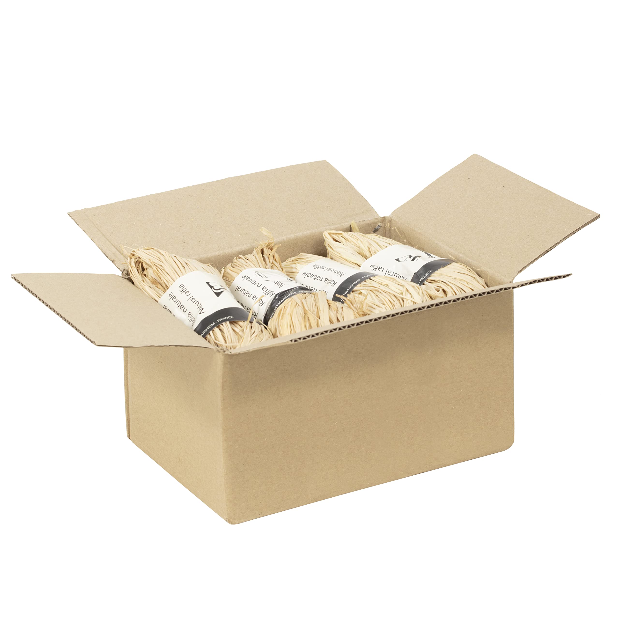 clairefontaine-196071c-geschenkb-nder-aus-nat-rlichem-bast-8er-pack-50-g-braun image 2