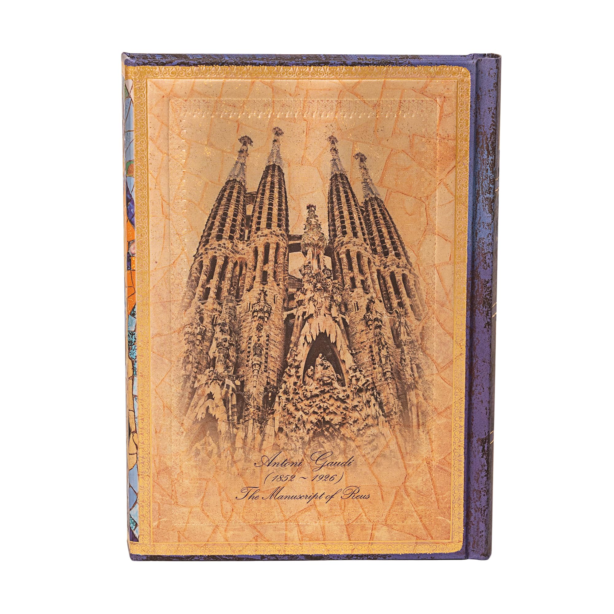 paperblanks-gaudi-manuskript-von-reus-midi-liniert-hardcover-mit-klappumschlag-e image 2