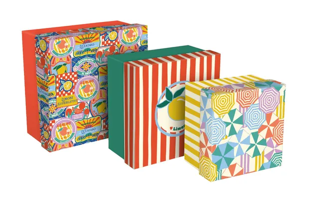 clairefontaine-dolce-amore-aufbewahrungsboxen-3er-set-quadratisch image 1