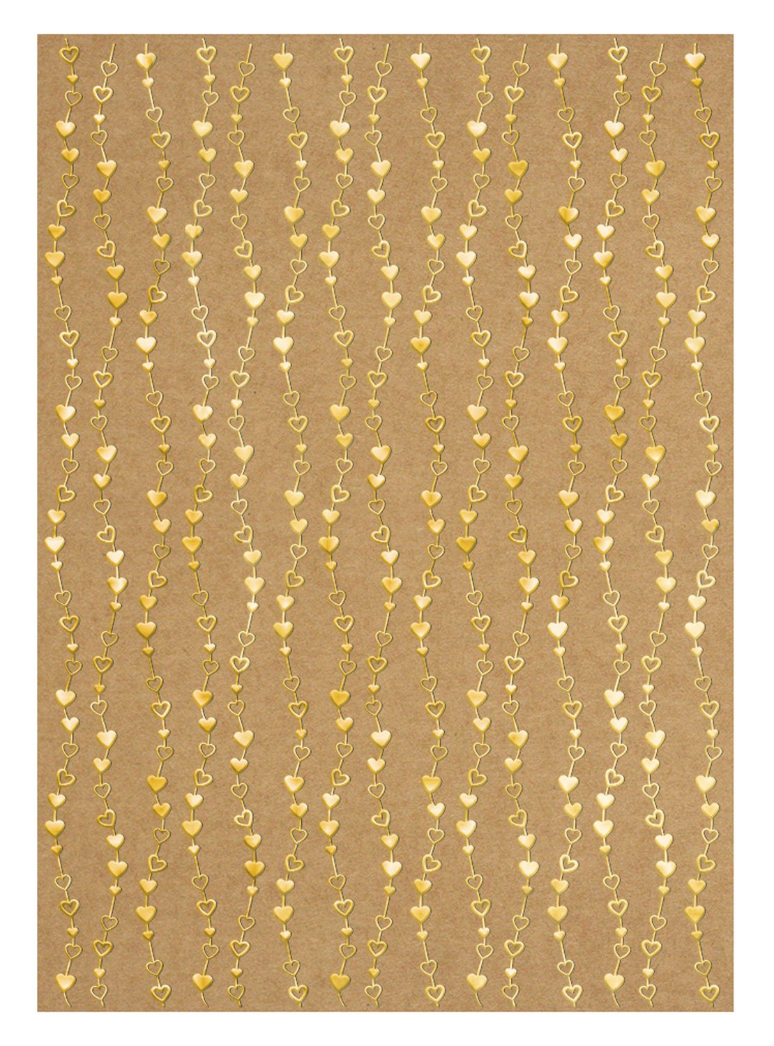 ursus-62384603f-designkarton-selection-herzen-gold-din-a4-250-g-qm-25-blatt-kraf image 2