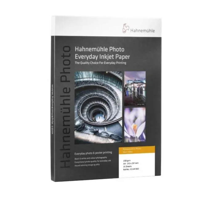 hahnem-hle-photo-matt-fibre-fotopapier-din-a4-200-g-m-warmwei-25-blatt image 1