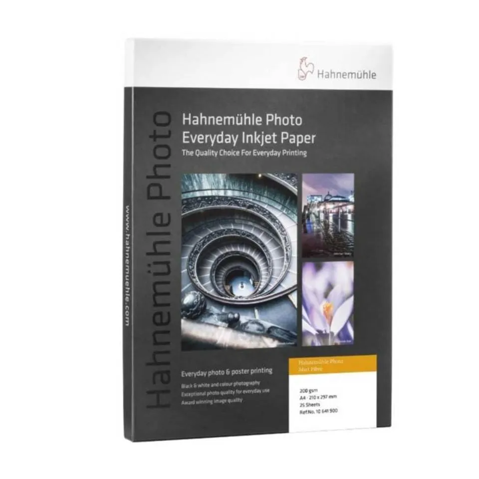 hahnem-hle-photo-matt-fibre-fotopapier-din-a4-200-g-m-warmwei-25-blatt image 1