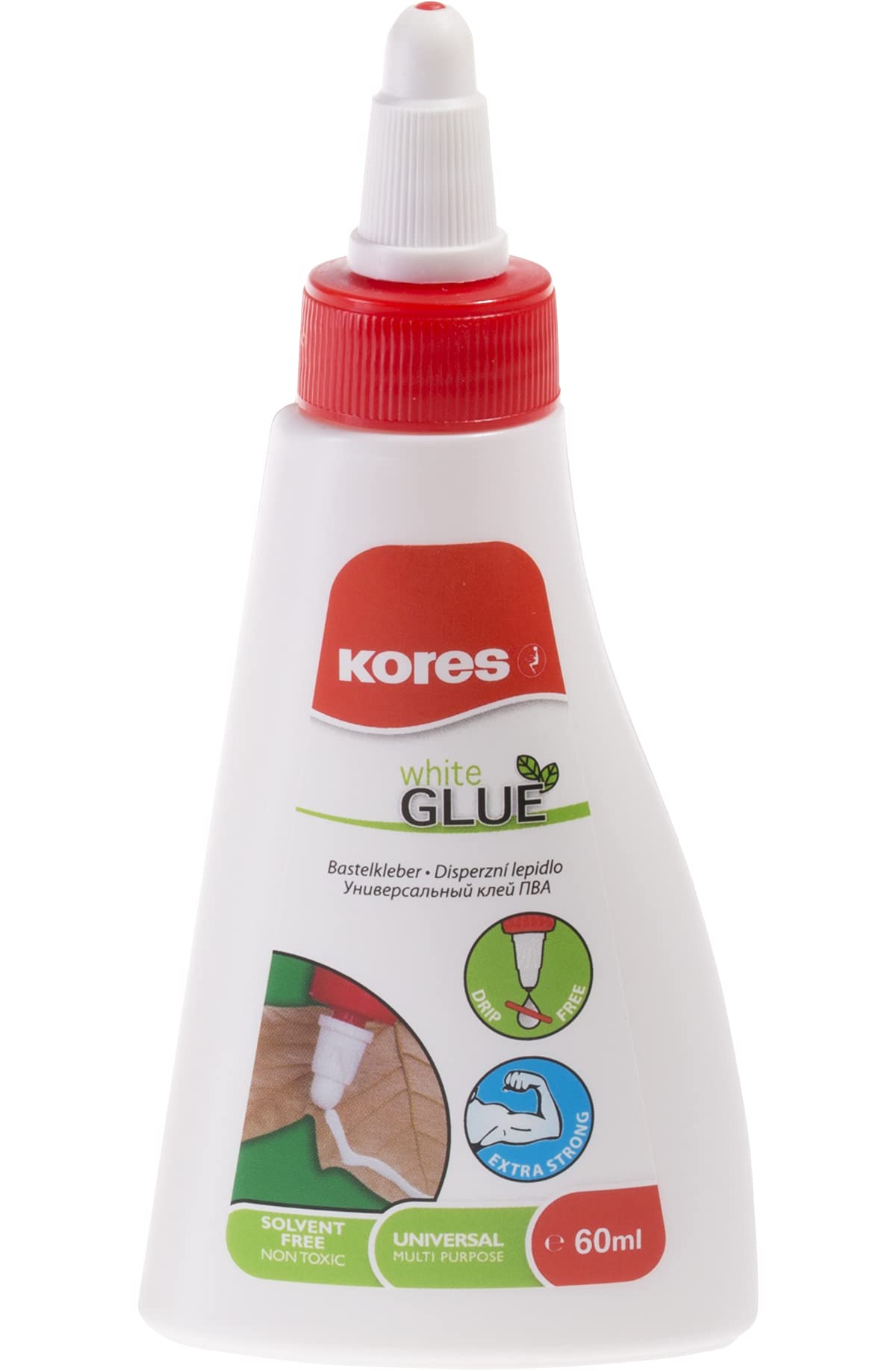 kores-k75816-white-glue-bastelkleber-60-ml-wei-er-pva-kleber image 1