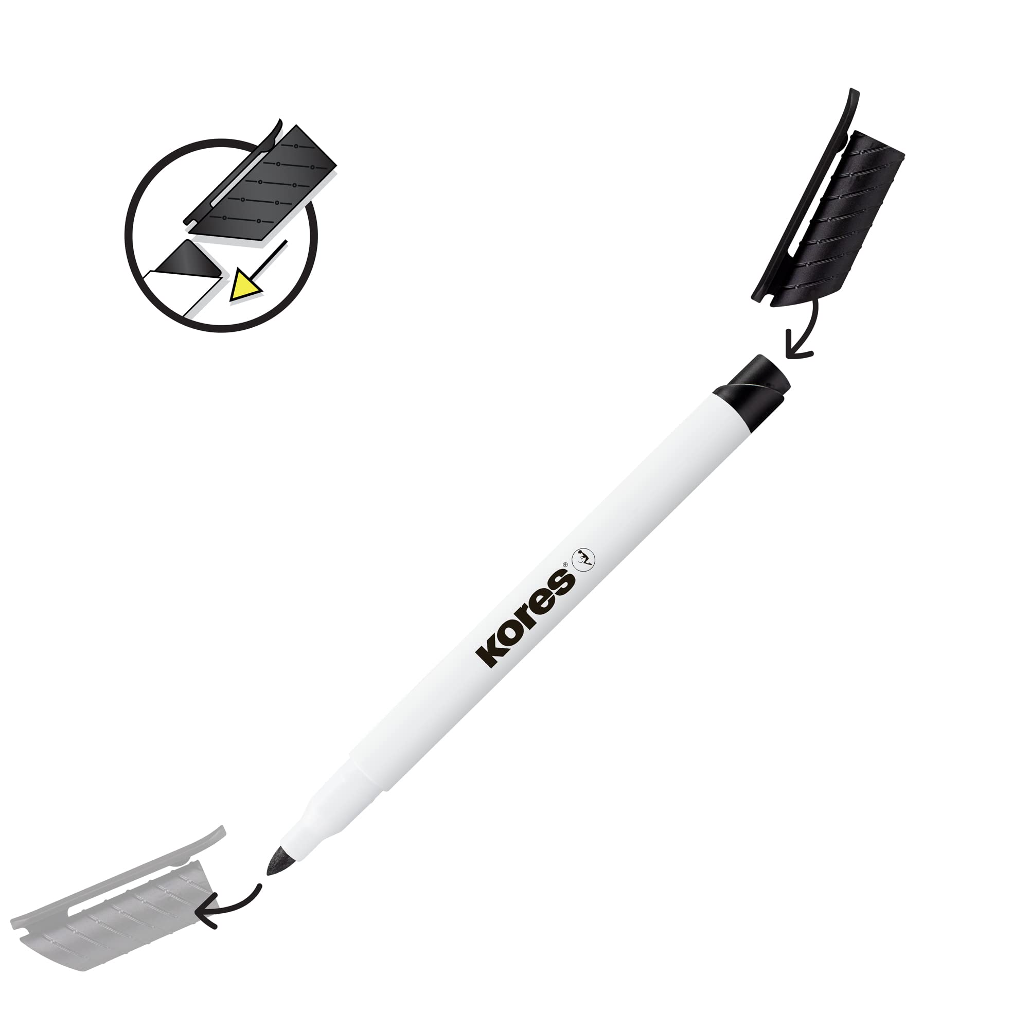 kores-k-marker-whiteboard-marker-fein-4-farben-set image 6