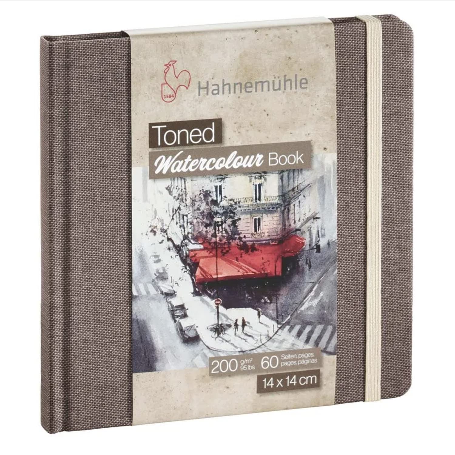 hahnem-hle-toned-aquarellbuch-a6-beige-200-g-m-querformat image 8