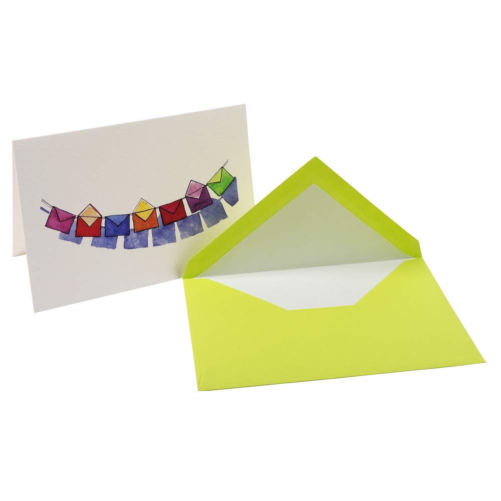 clairefontaine-lalo-60803l-korrespondenz-set-encre-et-plume-c6-anisgr-n-girlande image 2