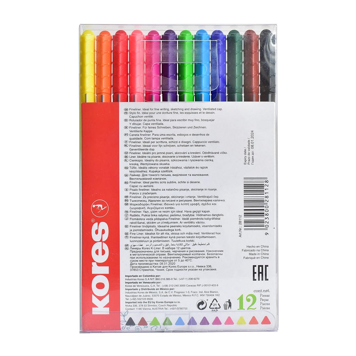 kores-k-liner-fineliner-set-0-4-mm-12-farben image 5