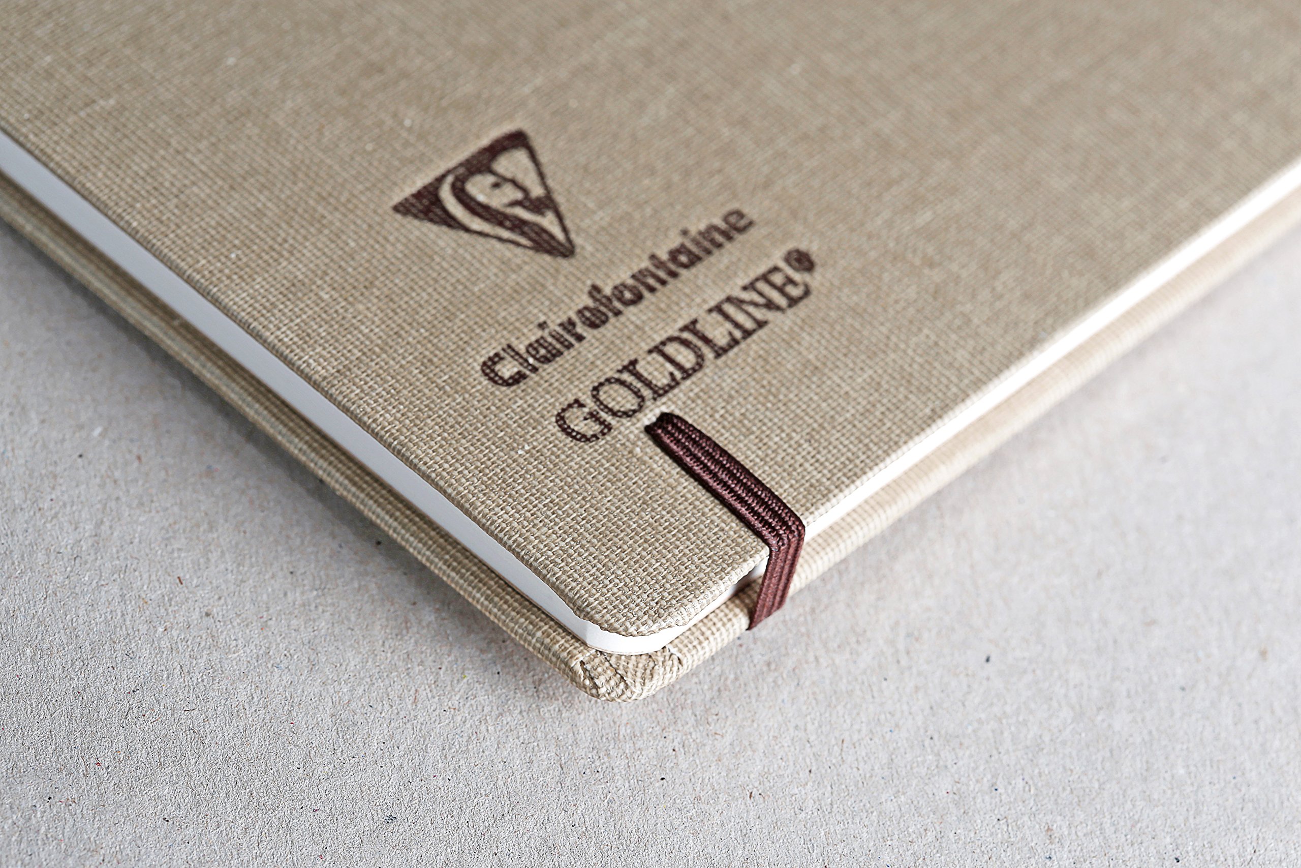 clairefontaine-96100c-goldline-reisealbum-naturleinen-beige-31x32-cm-180g image 6