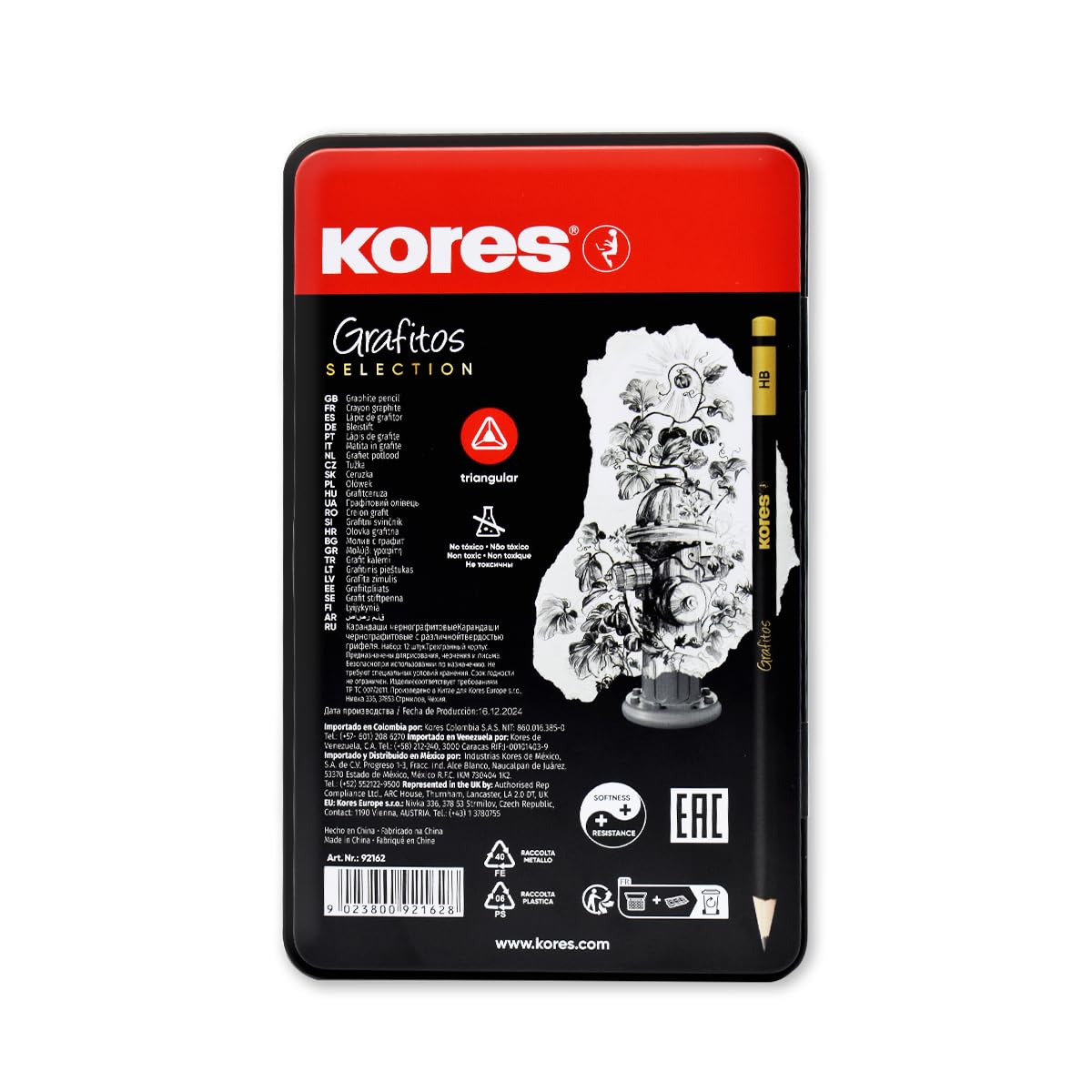 kores-grafitos-art-set-12-zeichenbleistifte-in-metallbox image 7