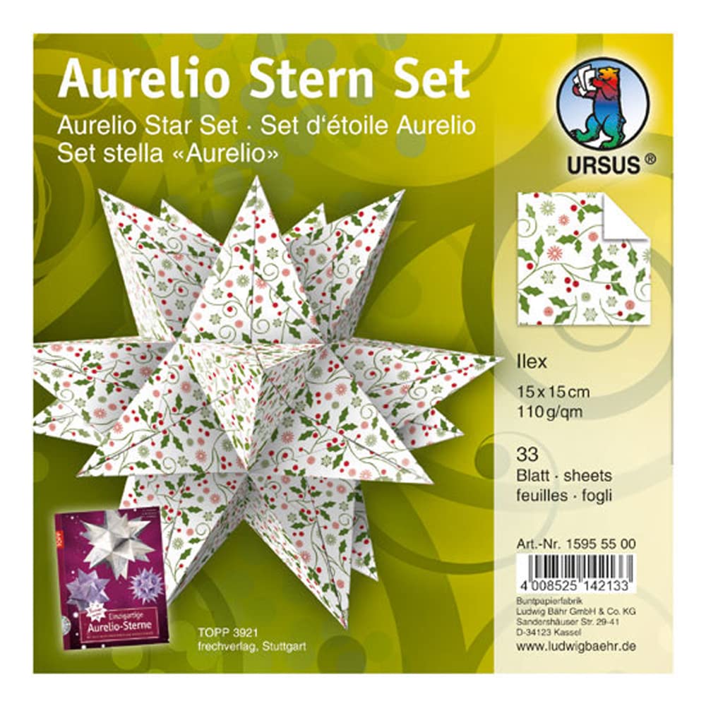 ursus-34275500-faltbl-tter-aurelio-stern-delta-wei-rot-33-blatt-15-x-15-cm image 4